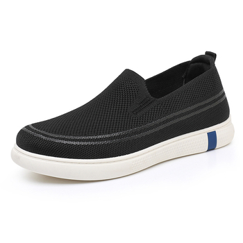 Pantofi sport pentru bărbați, vara anului 2025, pantofi sport ușori și respirabili, din plasă, casual, leneși, alunecați pe pantofi sport din material textil