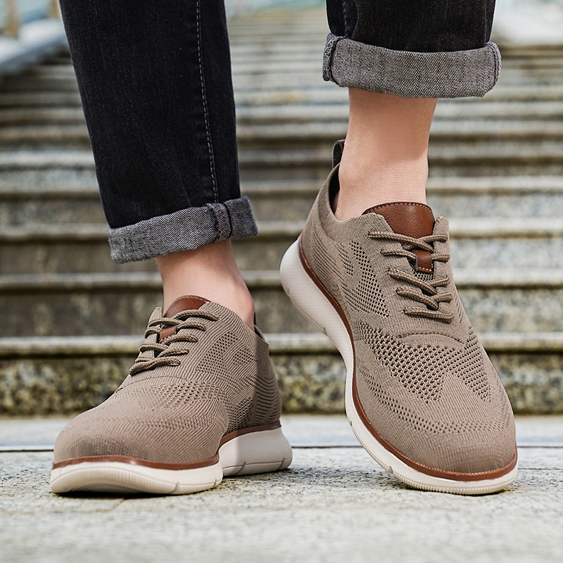 Pantofi sport pentru bărbați, mărimi mari, de vară, respirabili, cu plasă țesută, mocasini de alergare pentru bărbați, mărimea 39-48