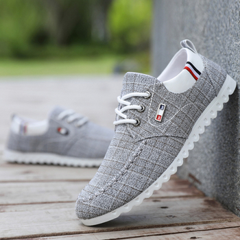 2025. gada pavasara un rudens jauni vīriešu apavi, elpojoši apavi, vīriešu vecie Pekinas auduma apavi, vīriešu ikdienas apavi ar cepurēm, audekla apavi vīriešiem