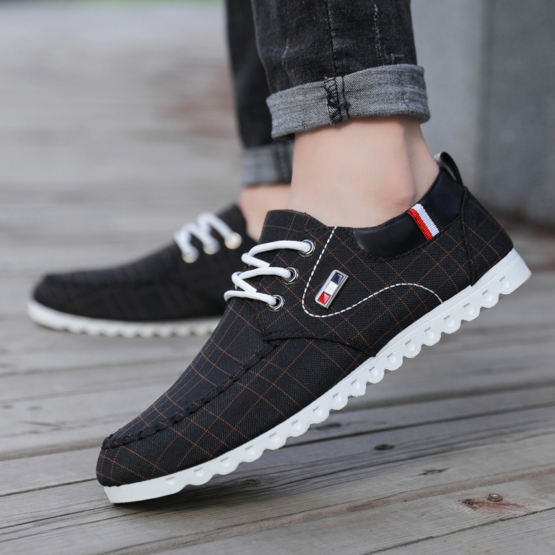 2025. gada pavasara un rudens jauni vīriešu apavi, elpojoši apavi, vīriešu vecie Pekinas auduma apavi, vīriešu ikdienas apavi ar cepurēm, audekla apavi vīriešiem