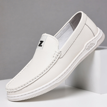 Pantofi sport din piele pentru bărbați, stil coreean, cu toc înalt, respirabil, pentru șofat, pantofi sport, pantofi sport, pantofi sport pentru bărbați, pantofi sport ...