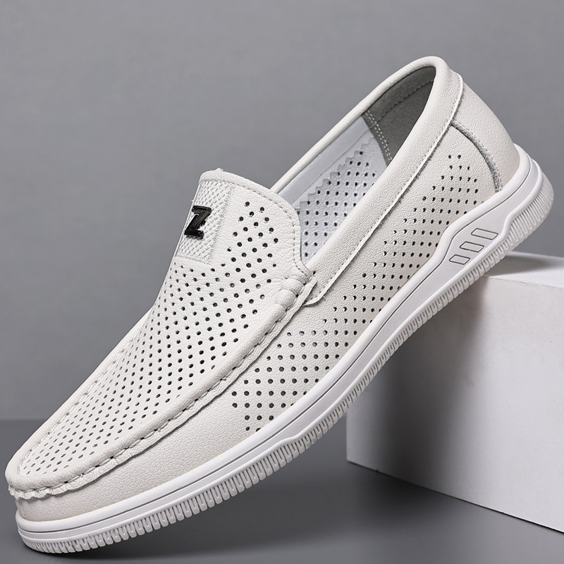 Pantofi sport din piele pentru bărbați, stil coreean, cu toc înalt, respirabil, pentru șofat, pantofi sport, pantofi sport, pantofi sport pentru bărbați, pantofi sport ...