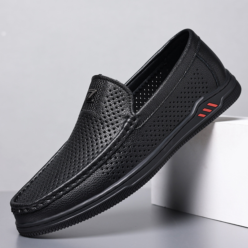 Pantofi sport din piele pentru bărbați, stil coreean, cu toc înalt, respirabil, pentru șofat, pantofi sport, pantofi sport, pantofi sport pentru bărbați, pantofi sport ...