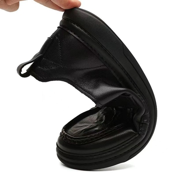 Φθινόπωρο και Χειμώνας 2024 Νέα Παπούτσια Mango Ανδρικά Παπούτσια από Γνήσιο Δέρμα, Casual Δερμάτινα Παπούτσια, Μοντέρνα, Αντιολισθητικά Loafers με Μαλακή Σόλα