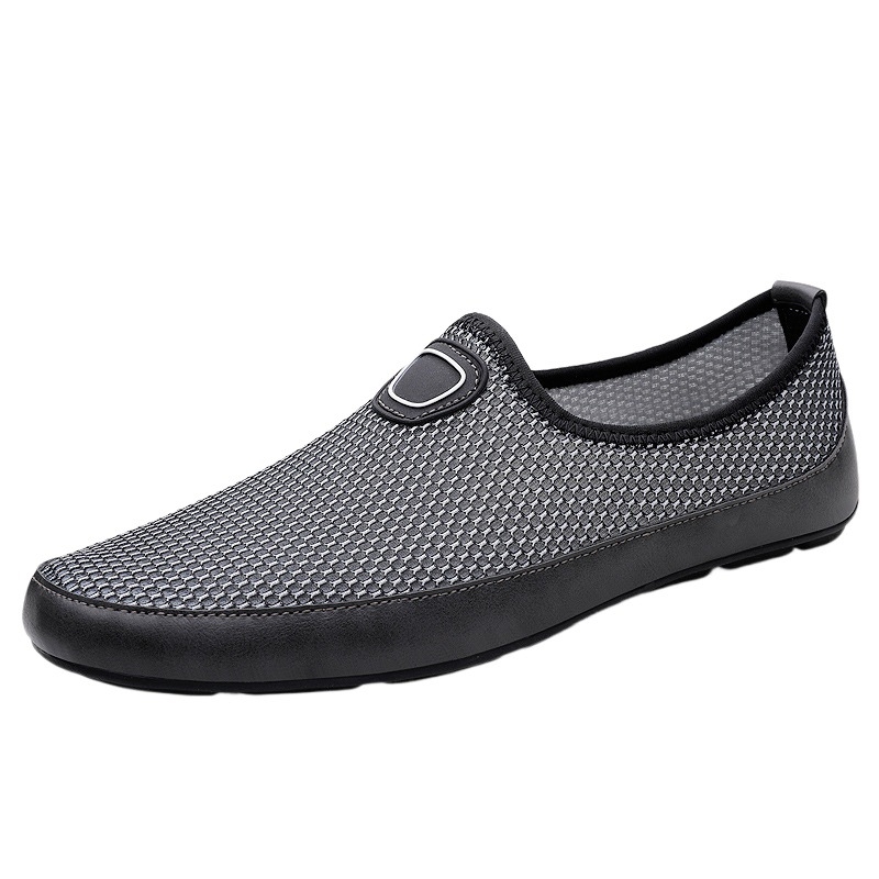 Ľahké jednodielne sieťované bežecké topánky pre mužov, letné 2025, nový štýl, pletené bežecké topánky, priedušné športové topánky