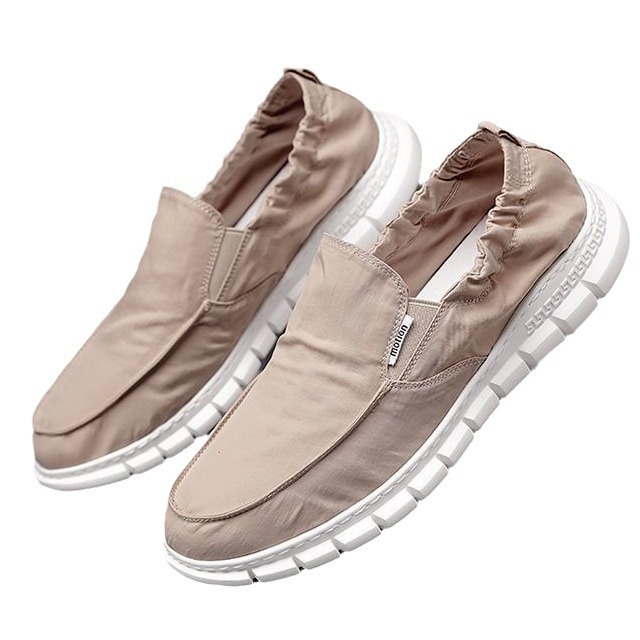 Vanad Pekingi lõuendikingad meeste kevadised jääsiidist riidest kingad, hingavad meeste kingad, Korea stiilis trendikad meeste universaalsed vabaajajalatsid, moekad kingad