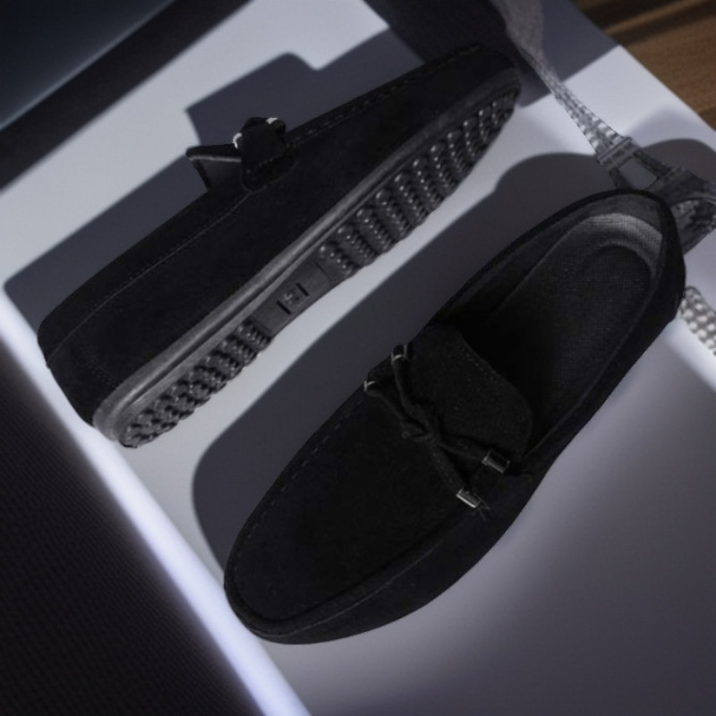 Férfi plus size cipők őszi új flanel laza cipők koreai lélegző puha talpú bebújós határokon átnyúló férfi cipők divatos