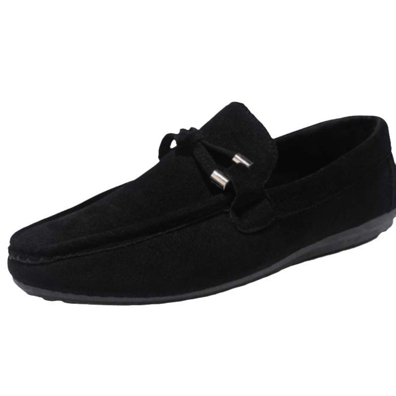 Férfi plus size cipők őszi új flanel laza cipők koreai lélegző puha talpú bebújós határokon átnyúló férfi cipők divatos