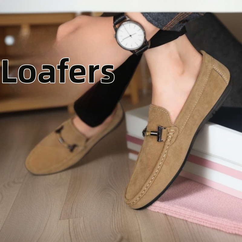 Férfi plus size cipők őszi új flanel laza cipők koreai lélegző puha talpú bebújós határokon átnyúló férfi cipők divatos