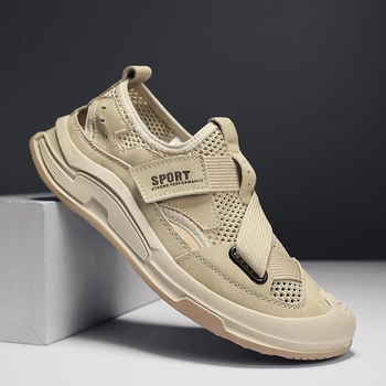 24 καλοκαιρινά νέα, αναπνεύσιμα, κοίλης οδήγησης, αντιολισθητικά, ανθεκτικά στη φθορά, ελαφριά ανδρικά σανδάλια εξωτερικού χώρου για την παραλία, διασυνοριακά