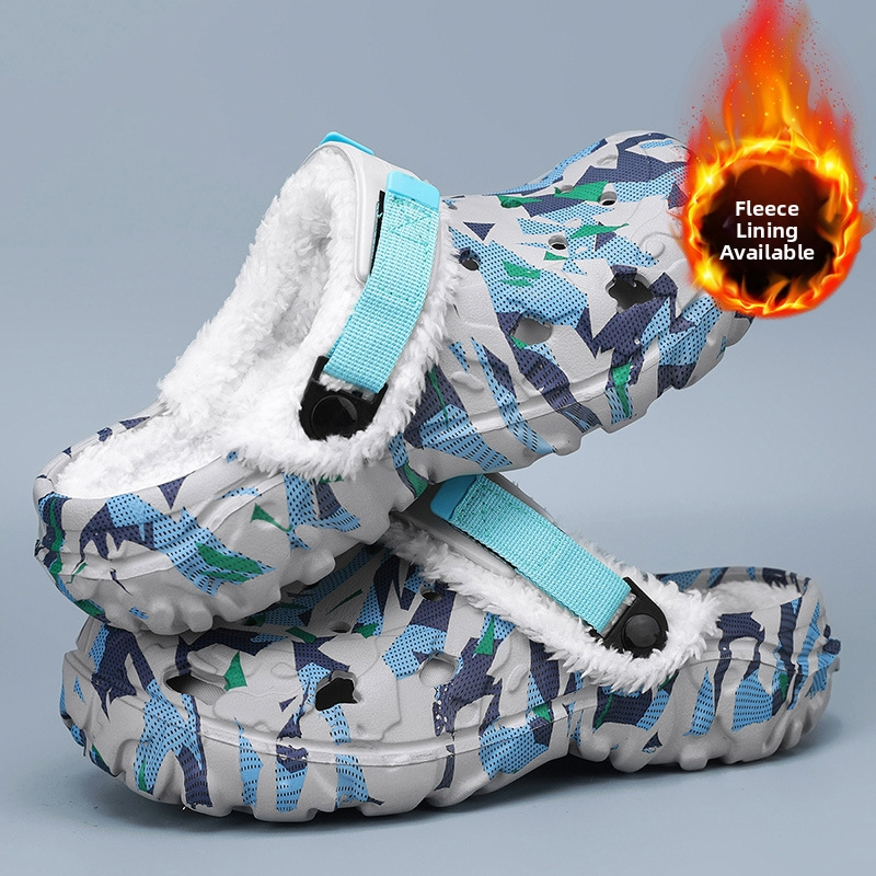 Pantofi sport pentru bărbați, stil croc, artă stradală, 2024, îmbrăcăminte de vară nouă, la modă, cool, în aer liber, sandale și papuci sport