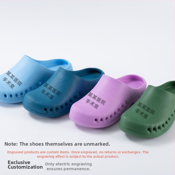 Χειρουργικά παπούτσια Παντόφλες χειρουργείου για άνδρες και γυναίκες Αντιολισθητικές μαλακές τσόκαρα Baotou γιατρού/νοσοκόμας, παρακολούθησης εργαστηρίου