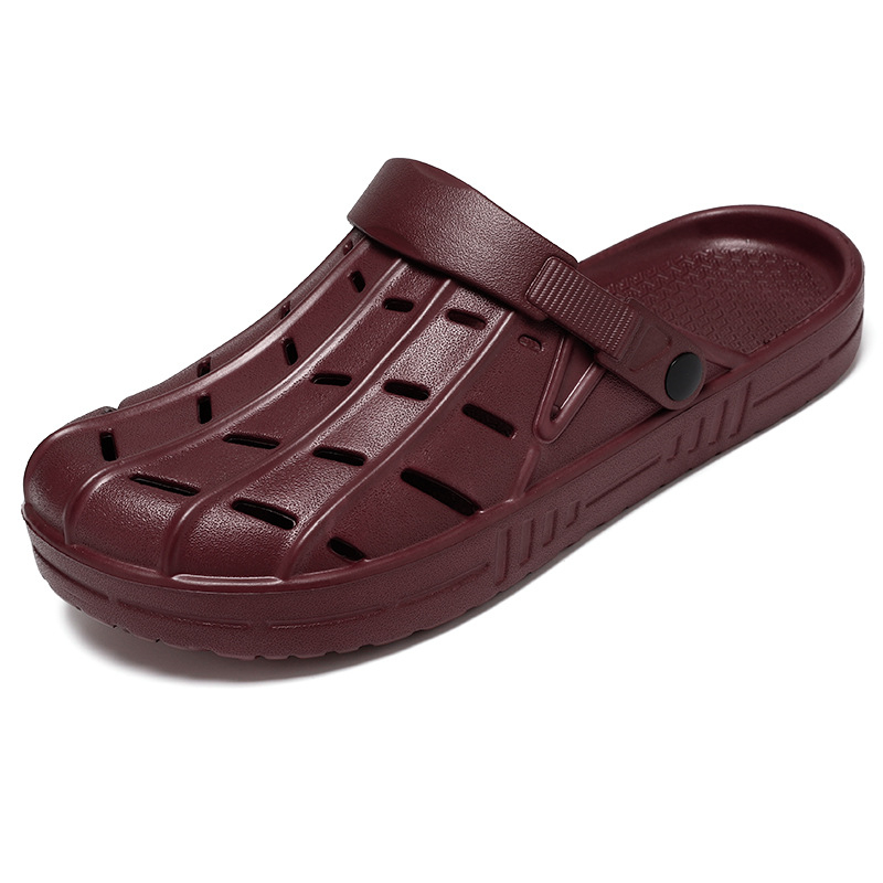 Külkereskedelmi extra nagy méretű, 52 yardos lyukhosszúságú cipő, kültéri, könnyű, lélegző strandcipő, fedett orrú szandál, határokon átnyúló, bebújós férfi cipő
