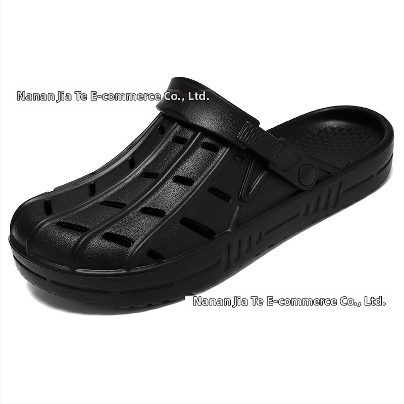 Külkereskedelmi extra nagy méretű, 52 yardos lyukhosszúságú cipő, kültéri, könnyű, lélegző strandcipő, fedett orrú szandál, határokon átnyúló, bebújós férfi cipő
