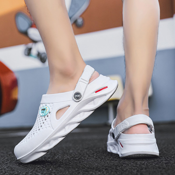 7979 Suvised õõnsad hingavad auguga kingad, ülerõivad, reisimiseks mõeldud vabaaja rannasandaalid, moodsed labavarvastega aiakingad