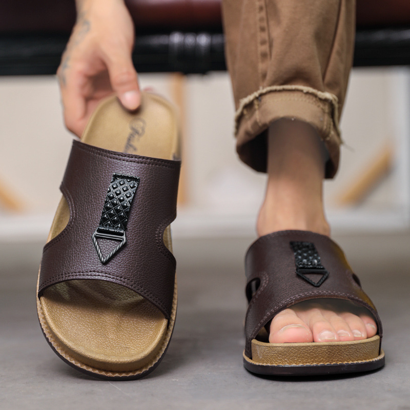 Pantofi de vară pentru bărbați Birkenth, sandale casual, antiderapante, deodorant, talpă groasă, la modă, pantofi de plajă, papuci de vară pentru tata, pantofi de plajă