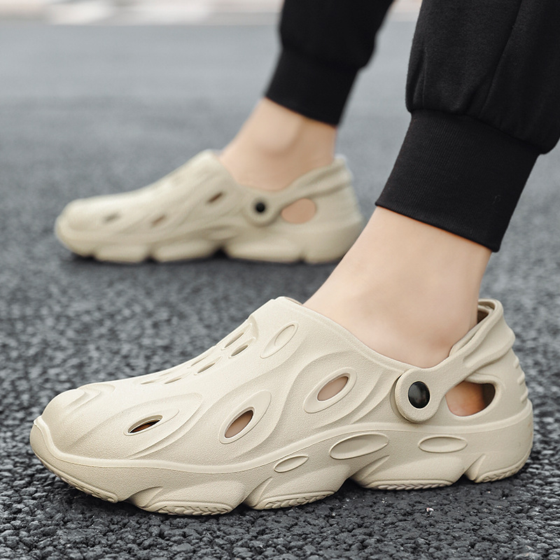 Kvėpuojančios paplūdimio sportinės „Baotou“ šlepetės, vasarinės mados paplūdimio batai, naujos vyriškos didelės šlepetės, madingi, vėsūs batai