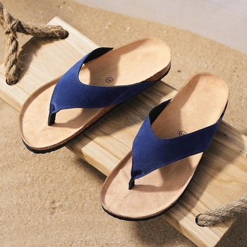 2024. gada jaunās vasaras iešļūcenes vīriešu ikdienas virsdrēbes pludmales apavi iešļūcenes mājas korķa čības