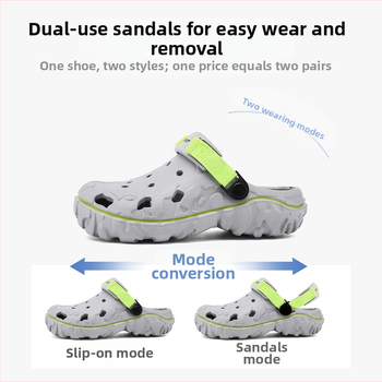 Παντόφλες μεγάλου μεγέθους για άνδρες, καλοκαιρινά σανδάλια, τσόκαρα εξωτερικού χώρου που ταιριάζουν με τα χρώματα, εξωτερικά σανδάλια, παπούτσια θαλάσσης με ημι-ολίσθηση για το σπίτι