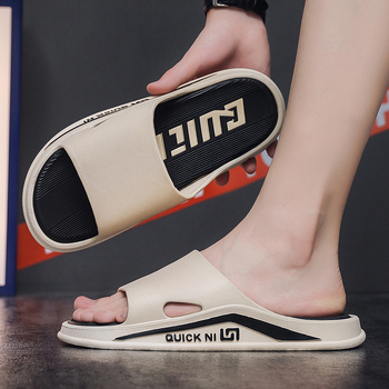 Pánske papuče, letné, módne, do kúpeľne, protišmykové, s hrubou podrážkou, do domácnosti, nazúvacie, ležérne, univerzálne, sandále