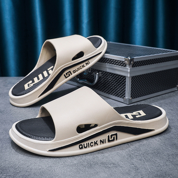 Pánske papuče, letné, módne, do kúpeľne, protišmykové, s hrubou podrážkou, do domácnosti, nazúvacie, ležérne, univerzálne, sandále