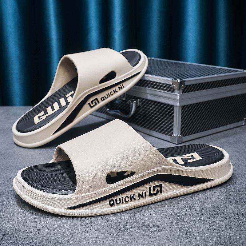 Pánske papuče, letné, módne, do kúpeľne, protišmykové, s hrubou podrážkou, do domácnosti, nazúvacie, ležérne, univerzálne, sandále