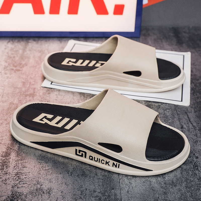 Pánske papuče, letné, módne, do kúpeľne, protišmykové, s hrubou podrážkou, do domácnosti, nazúvacie, ležérne, univerzálne, sandále