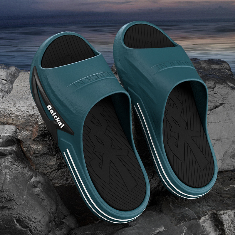 Pánske papuče, letné, módne, do kúpeľne, protišmykové, s hrubou podrážkou, do domácnosti, nazúvacie, ležérne, univerzálne, sandále