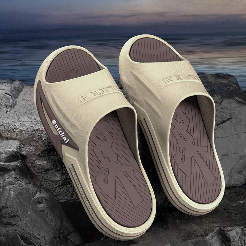 Pánske papuče, letné, módne, do kúpeľne, protišmykové, s hrubou podrážkou, do domácnosti, nazúvacie, ležérne, univerzálne, sandále