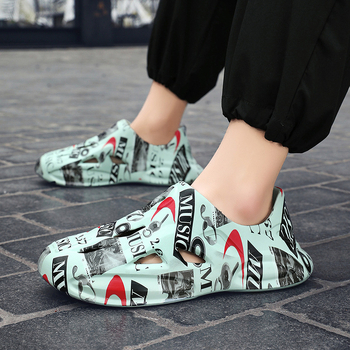 Παπούτσια Hole για άνδρες και γυναίκες, παπούτσια για υπαίθριες δραστηριότητες στην παραλία, παντόφλες Baotou για ζευγάρια από EVA, παπούτσια Hole Shoes για γκράφιτι, παπούτσια κήπου στην παραλία