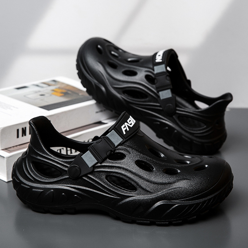 2025 Foreign Trade plus size Hook Shoes Muške ljetne vanjske cipele za plažu Neklizajuće EVA Baotou sandale Prozračne cipele za gaženje