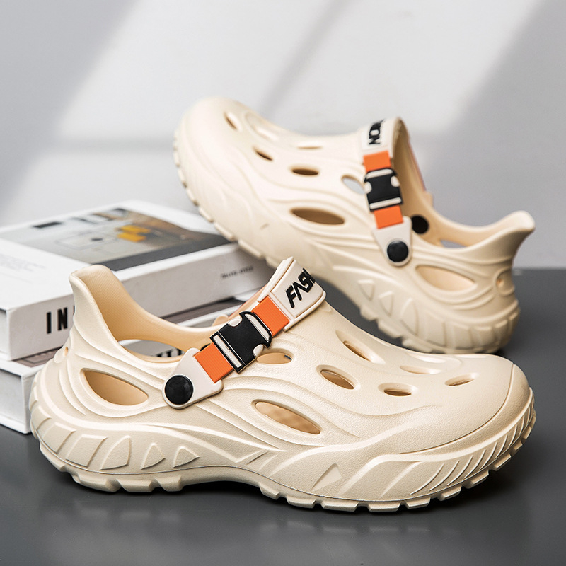 2025 Foreign Trade plus size Hook Shoes Muške ljetne vanjske cipele za plažu Neklizajuće EVA Baotou sandale Prozračne cipele za gaženje