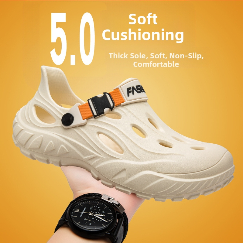 2025 Foreign Trade plus size Hook Shoes Muške ljetne vanjske cipele za plažu Neklizajuće EVA Baotou sandale Prozračne cipele za gaženje