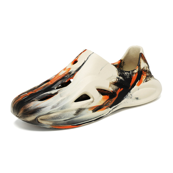 Μοντέρνα τσόκαρα Eva για άνδρες και γυναίκες, καλοκαιρινά σανδάλια Kanye για υπαίθριες δραστηριότητες, παπούτσια θαλάσσης με χοντρή σόλα και απαλή αίσθηση.