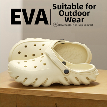 Pantofi Eva Hole pentru bărbați, deodorant antiderapant, talpă groasă sporită, îmbrăcăminte exterioară pentru muncă și condus, sandale pentru plajă pentru bărbați