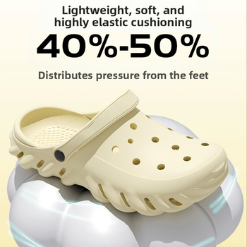 Eva Hole Shoes Ανδρικά Αντιολισθητικά Αποσμητικά με Υψηλή Χοντρή Σόλα, Εξωτερική Ρούχα για Δουλειά, Οδήγηση και Παραλία, Ανδρικά Σανδάλια