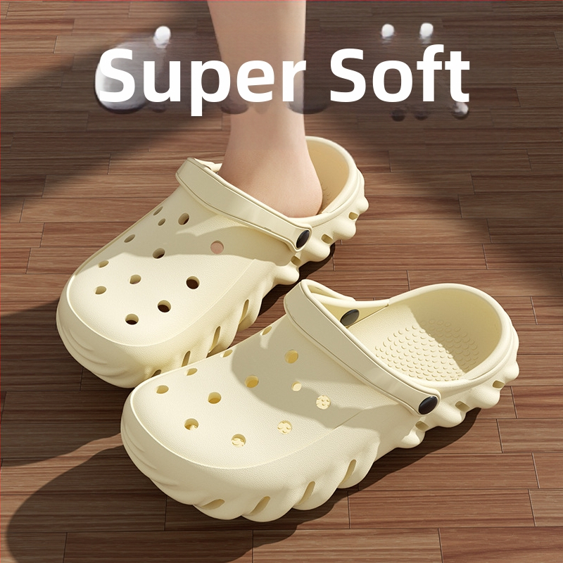 Pánske sandále Eva Hole Shoes s protišmykovým dezodorantom a hrubou podrážkou, vhodné do práce a na šoférovanie.