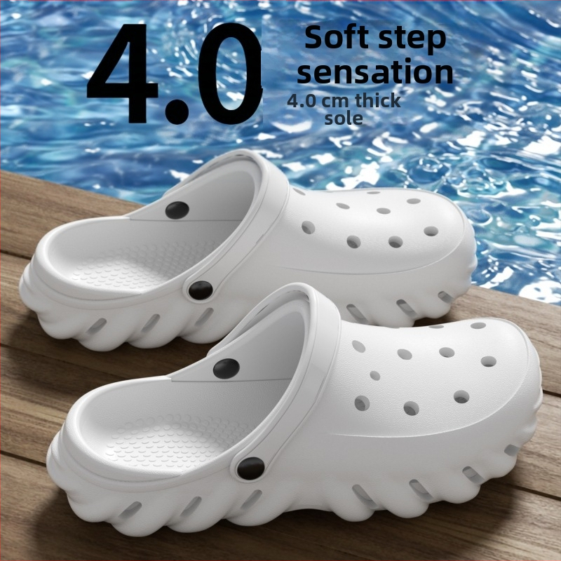 Pantofi Eva Hole pentru bărbați, deodorant antiderapant, talpă groasă sporită, îmbrăcăminte exterioară pentru muncă și condus, sandale pentru plajă pentru bărbați