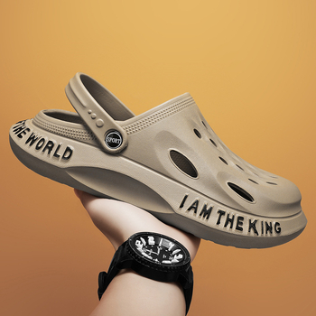 Παπούτσια Coconut Croc Ανδρικά Παπούτσια Κήπου με Μαλακή Σόλα Μοντέρνα Παντόφλες για Αγώνα Ανδρικά Σανδάλια Baotou Αναπνέοντα Παπούτσια Παραλίας Ανδρικά