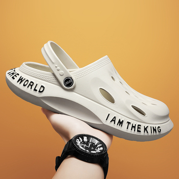 Παπούτσια Coconut Croc Ανδρικά Παπούτσια Κήπου με Μαλακή Σόλα Μοντέρνα Παντόφλες για Αγώνα Ανδρικά Σανδάλια Baotou Αναπνέοντα Παπούτσια Παραλίας Ανδρικά