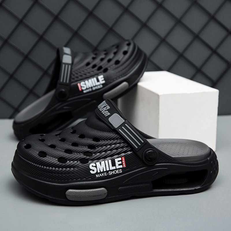 Pánske topánky Croc Shoes 2025, nové letné vrchné oblečenie, protišmykové, celebrity Baotou, dvojúčelové sandále, papuče na šoférovanie