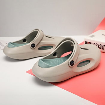 Šlepetės Vasaros Paaukštinančios Neslystančios Baotou Klumpės Eva Dezodorantas Moteriškos Storapadžiai Viršutiniai Drabužiai Paplūdimio Vasaros Neslystančios Basutės