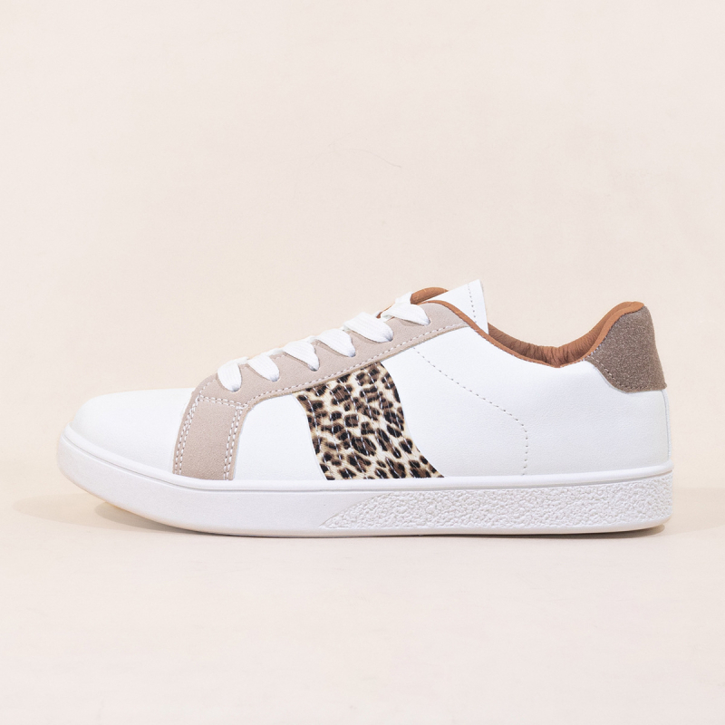 Didelių dydžių moteriški bateliai pavasariui ir rudeniui, spalvų blokavimo būdu, plokščiapadžiai, suvarstomi sportbačiai, moteriški universalūs laisvalaikio sportbačiai, žemapadžiai balti bateliai.