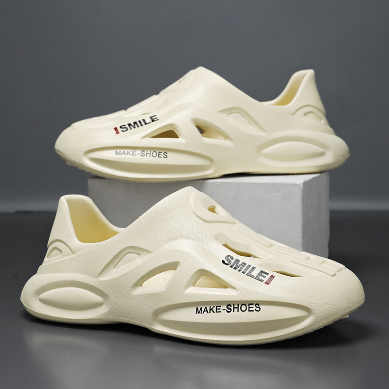 Pantofi cu găuri pentru bărbați și femei, vara nouă, Baotou, îmbrăcăminte exterioară, pantofi de plajă cu senzație de rahat, sandale casual cu fund moale, en-gros