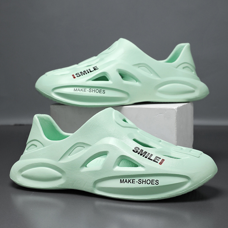 Pantofi cu găuri pentru bărbați și femei, vara nouă, Baotou, îmbrăcăminte exterioară, pantofi de plajă cu senzație de rahat, sandale casual cu fund moale, en-gros