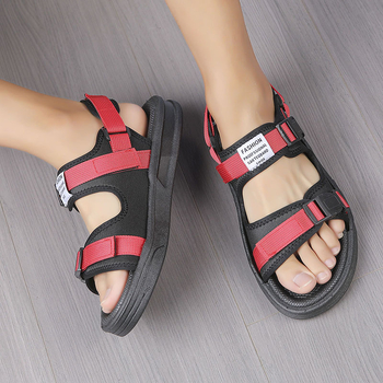 Мъжки сандали, летни обувки за открито, ежедневни, неплъзгащи се дезодоранти, за шофиране на открито с меко дъно, спортни, устойчиви на износване плажни чехли