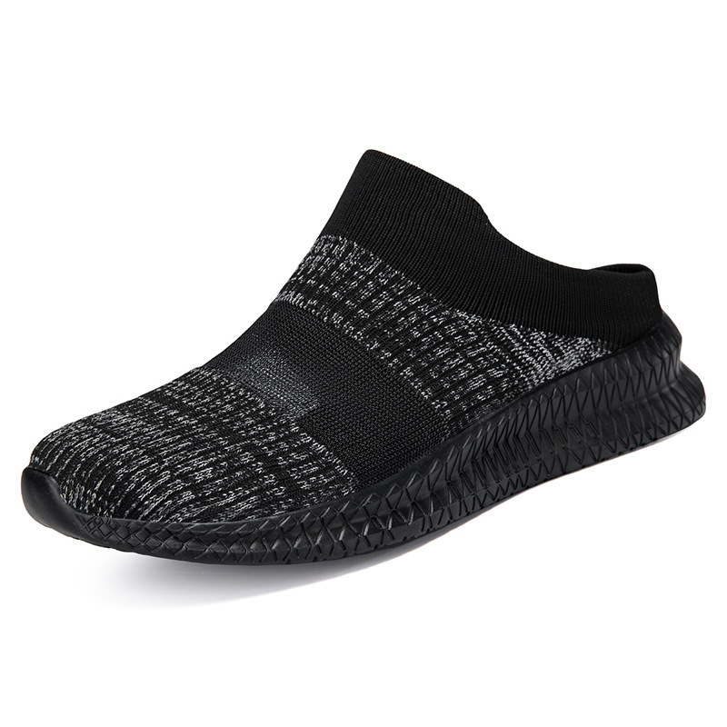 Pantofi de damă 2025, pantofi noi transfrontalieri plus size, șosete, pantofi pentru iubitori, pantofi respirabili cu zburli țesute, talpă moale, pantofi casual pentru mame