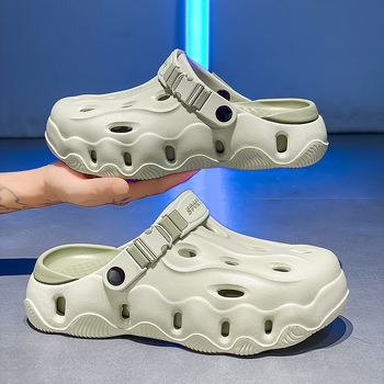 Παπούτσια Hole Ανδρικά, Νέα Χοντρή Σόλα, Καλοκαιρινή Αίσθηση, Παντόφλες Baotou για Παραλία, Ανδρικά Σανδάλια Baotou για Διασυνοριακό Εξωτερικό Εμπόριο