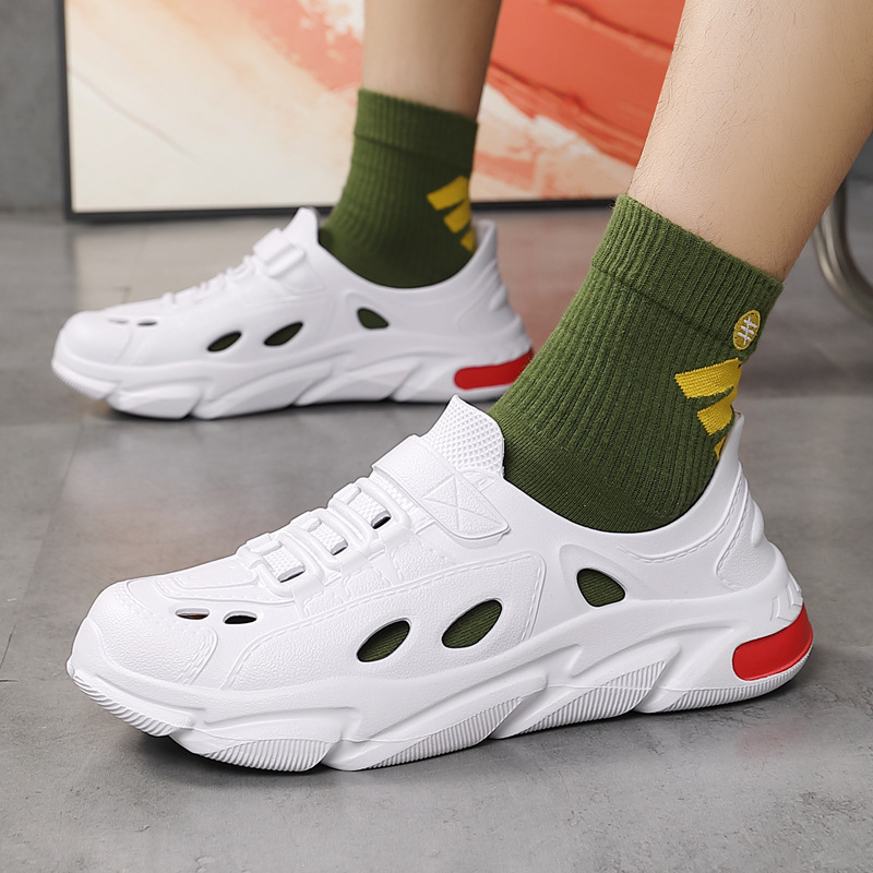 Lyukcipő Férfi nyári külső ruházat Csúszásmentes Dung Sense Vezetési sport Alkalmi Baotou Beach Kókuszvíz Szandál