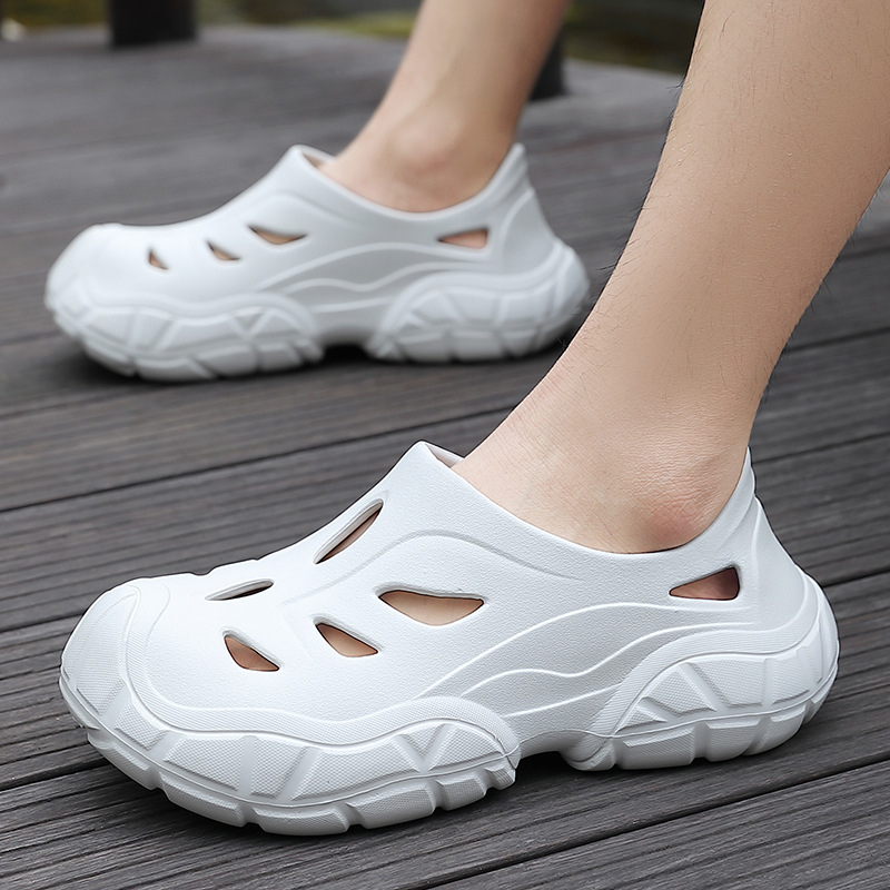 Lyukcipő Férfi nyári külső ruházat Csúszásmentes Dung Sense Vezetési sport Alkalmi Baotou Beach Kókuszvíz Szandál